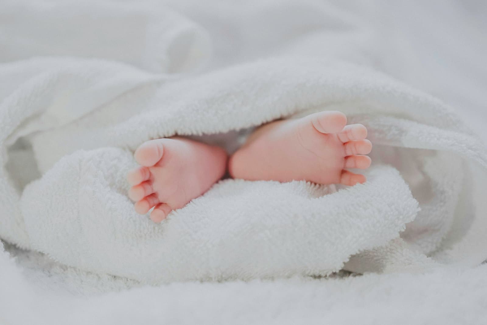 Close-up of a baby's feet